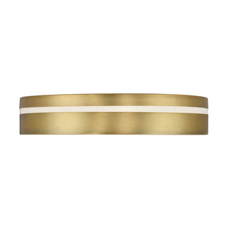 Soltra LED Flush Mount in Vintage Brass