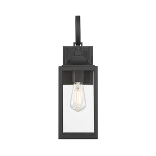 Halston One Light Lantern in Powder Coated Black