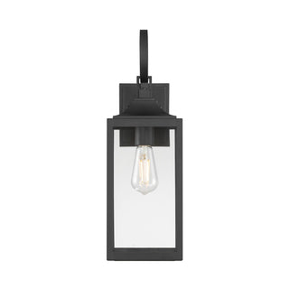 Halston One Light Lantern in Powder Coated Black