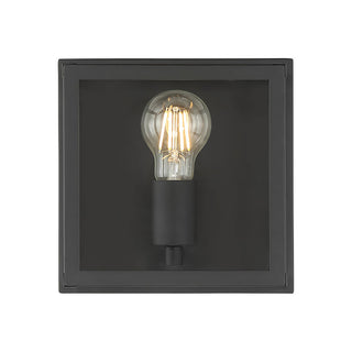 Evanton One Light Flush Mount in Powder Coated Black