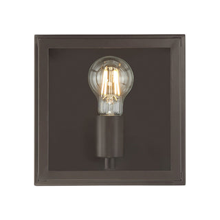 Evanton One Light Flush Mount in Powder Coated Bronze