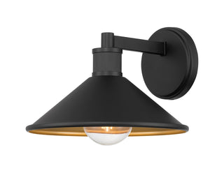 Vectra One Light Wall Sconce in Powder Coated Black