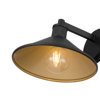 Vectra One Light Wall Sconce in Powder Coated Black