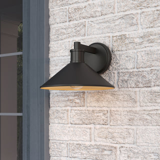 Vectra One Light Wall Sconce in Powder Coated Black