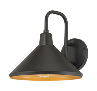 Vectra One Light Wall Sconce in Powder Coated Black