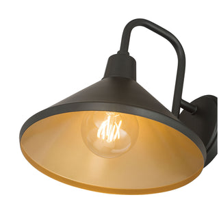 Vectra One Light Wall Sconce in Powder Coated Black