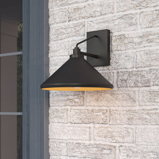 Vectra One Light Wall Sconce in Powder Coated Black