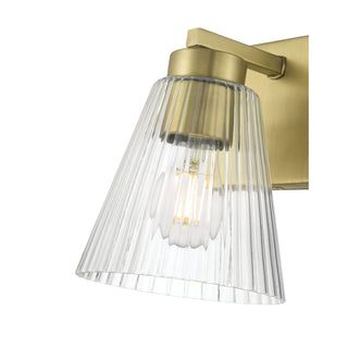 Riville One Light Wall Sconce in Vintage Brass