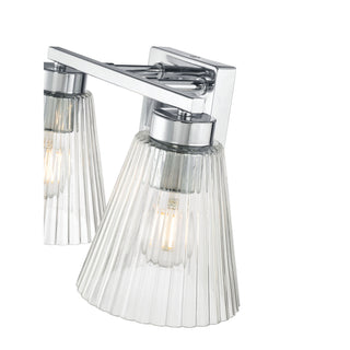 Riville Two Light Vanity in Chrome