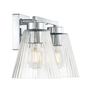 Riville Two Light Vanity in Chrome
