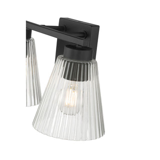 Riville Two Light Vanity in Matte Black