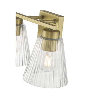 Riville Two Light Vanity in Vintage Brass