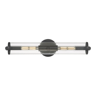 Cylora Two Light Bath Bar in Matte Black