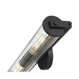 Cylora Two Light Bath Bar in Matte Black