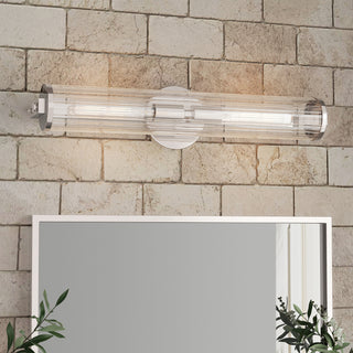 Cylora Two Light Bath Bar in Polished Nickel