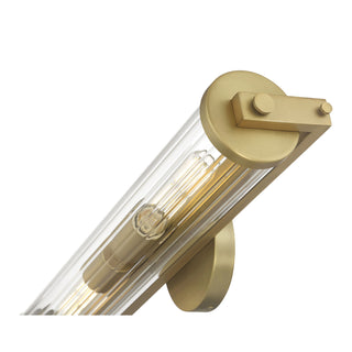 Cylora Two Light Bath Bar in Vintage Brass