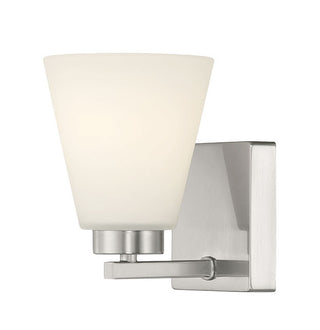 Strayhan One Light Wall Sconce in Brushed Nickel
