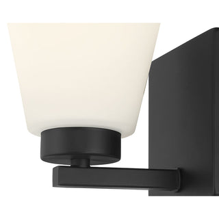 Strayhan One Light Wall Sconce in Matte Black