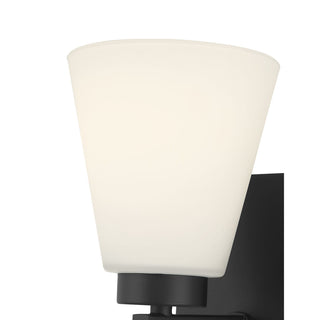 Strayhan One Light Wall Sconce in Matte Black