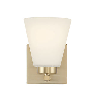 Strayhan One Light Wall Sconce in Modern Gold
