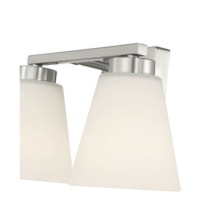 Strayhan Two Light Vanity in Brushed Nickel