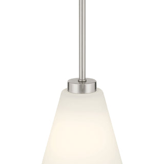 Strayhan One Light Mini Pendant in Brushed Nickel
