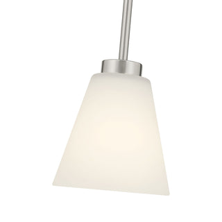 Strayhan One Light Mini Pendant in Brushed Nickel