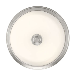 Strayhan Two Light Flush Mount in Brushed Nickel