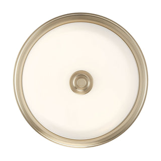 Strayhan Two Light Flush Mount in Modern Gold