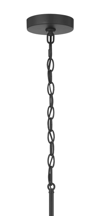 Strayhan Three Light Chandelier in Matte Black
