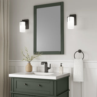 Froselle One Light Wall Sconce in Matte Black