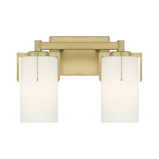 Froselle Two Light Vanity in Vintage Brass