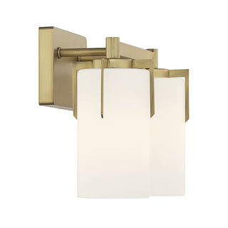 Froselle Two Light Vanity in Vintage Brass