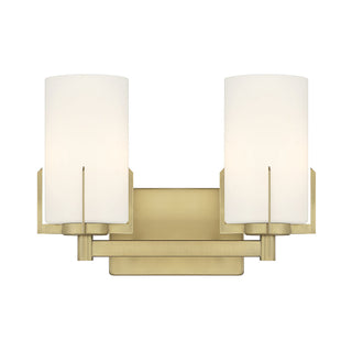Froselle Two Light Vanity in Vintage Brass