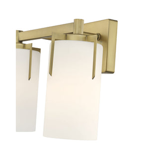 Froselle Two Light Vanity in Vintage Brass