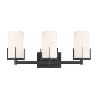 Froselle Three Light Vanity in Matte Black