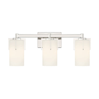 Froselle Three Light Vanity in Polished Nickel