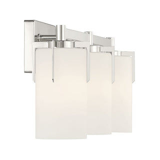Froselle Three Light Vanity in Polished Nickel