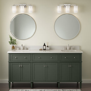 Froselle Three Light Vanity in Polished Nickel