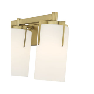 Froselle Three Light Vanity in Vintage Brass