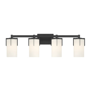 Froselle Four Light Vanity in Matte Black