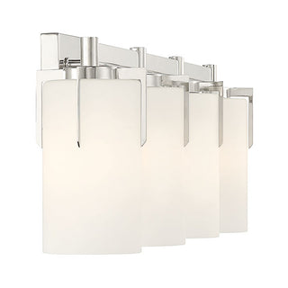 Froselle Four Light Vanity in Polished Nickel
