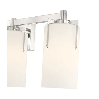 Froselle Four Light Vanity in Polished Nickel