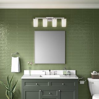 Froselle Four Light Vanity in Polished Nickel