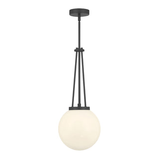 Vellin One Light Pendant in Matte Black