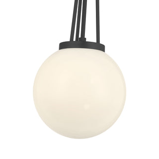 Vellin One Light Pendant in Matte Black