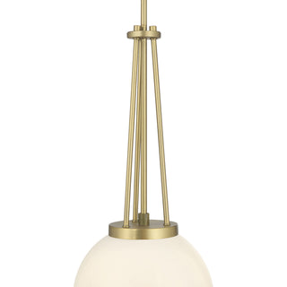 Vellin One Light Pendant in Vintage Brass