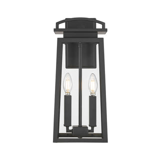 Kendrix Two Light Lantern in Powder Coated Black