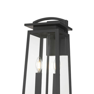 Kendrix Two Light Lantern in Powder Coated Black