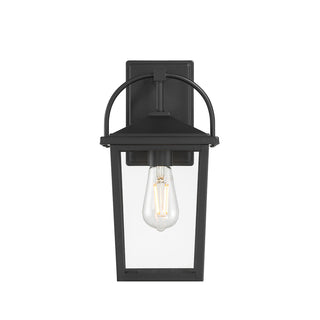 Strathden One Light Lantern in Powder Coated Black
